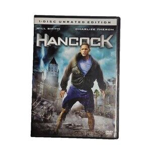 Hancock DVD Movie 2008 Comed Superhero Action NR Will Smith Charlize Theron
